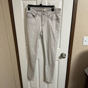 Eileen Fisher skinny grey jeans sz 10